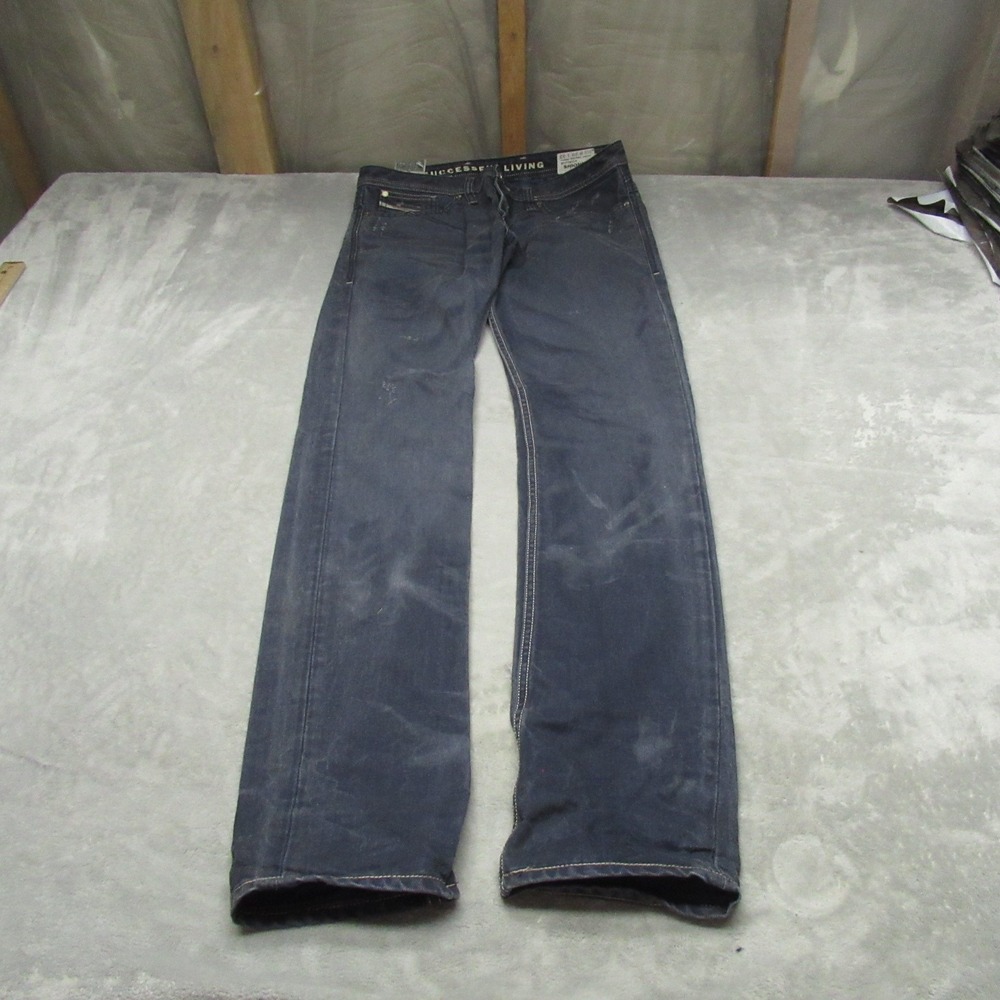 Diesel Shioner Jeans Mens 29x32 Dark Wash Denim‎ Stretch Slim Skinny Italy READ